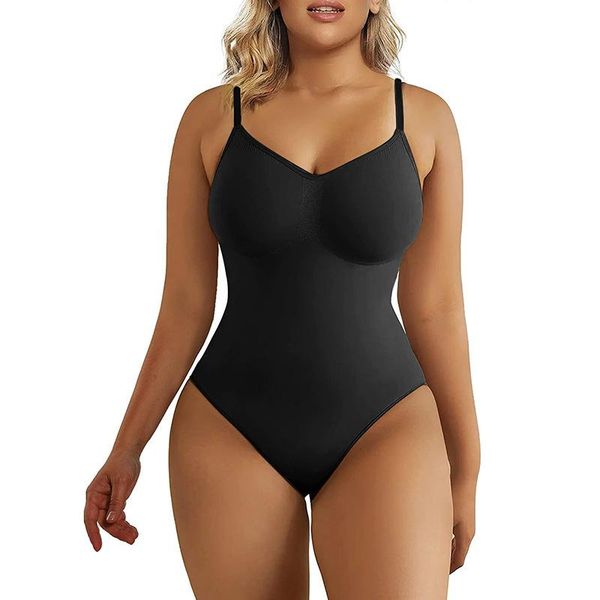 Curvphilo Women's Seamless Shapewear Bodysuit Tummy Control Body Shapers