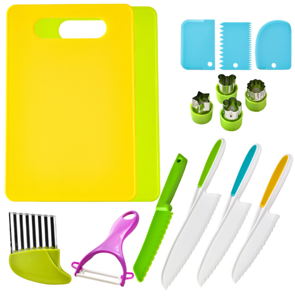 Children's Baking Set: 15-Piece Kids' Cooking Tool Kit