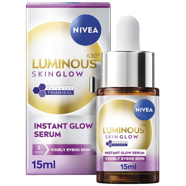 NIVEA LUMINOUS 630 Skin Glow Instant Face Serum, Dark Marks Reduction, 15ml