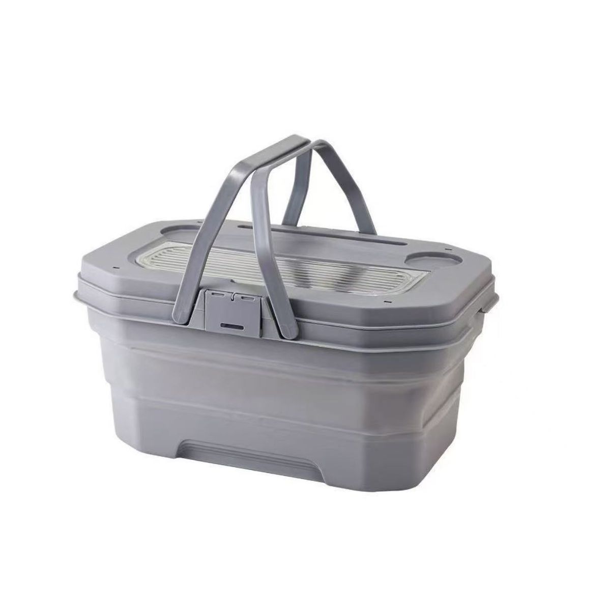 Multifunctional Outdoor Foldable Picnic Basket - Grey | Shop Today