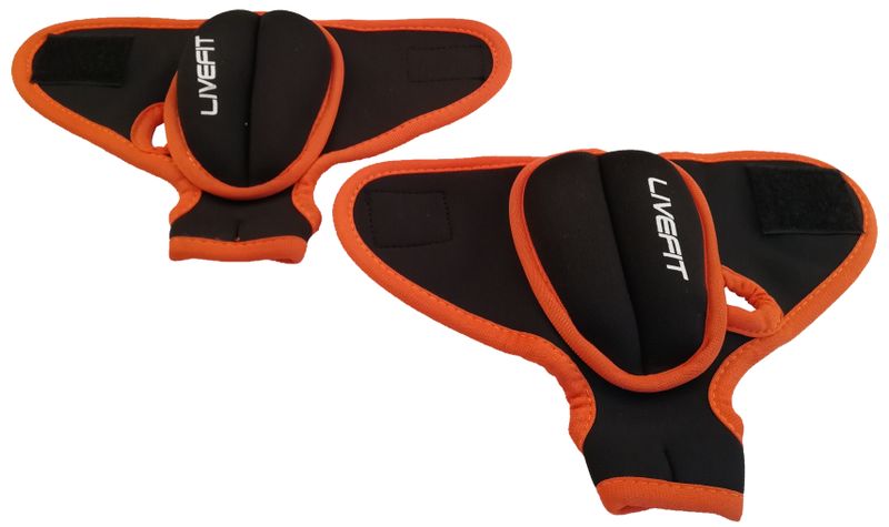Livefit Weighted Gloves 0.5kg Pair