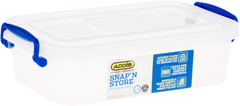 Addis - Snap 'N Store Storage Box 2.5L