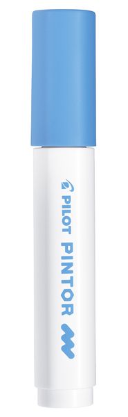 Pilot SW-PT Medium Point Paint Marker - Box of 6 - Light Blue