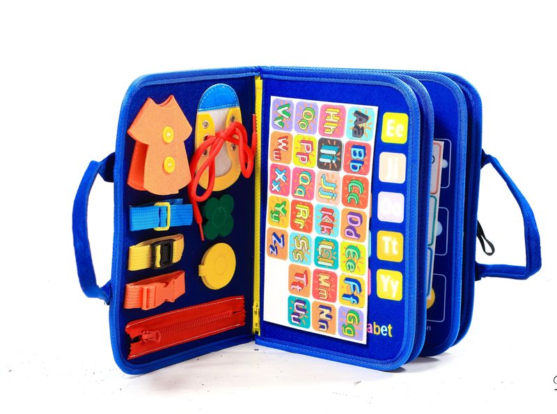 8 in 1 Montesorri Busy Board/Book