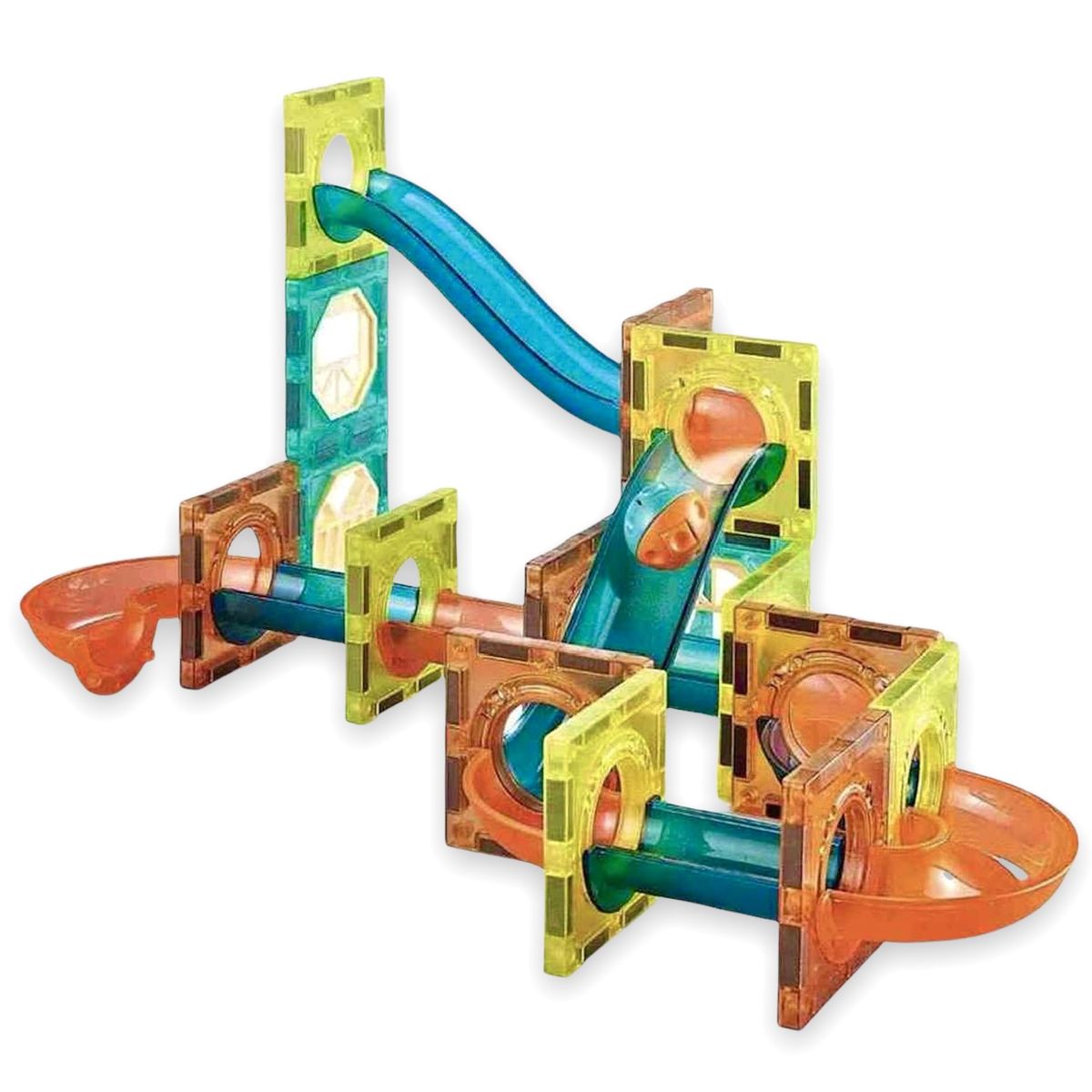 Magnetic Building Blocks - DIY Marble Run Toy Set | Buy Online In South ...