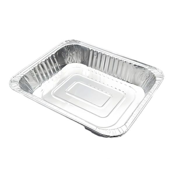2Pcs Quality Aluminum Rectangle 3100ML Baking/Roast Trays
