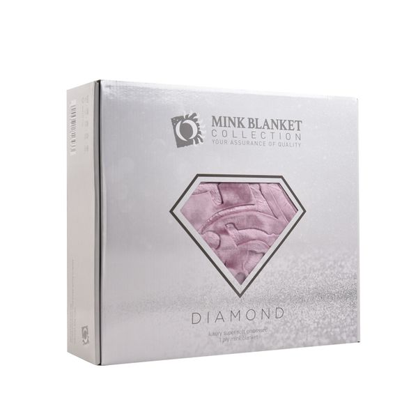 Super Soft Mink Diamond 1-Ply Mink Blanket