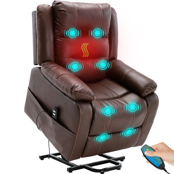 Electric Powerlift Massage Recliner Chair Sofa Couch Armchair Lounger
