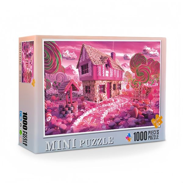 Paper Mini Puzzle 1000 Pieces-Candy House
