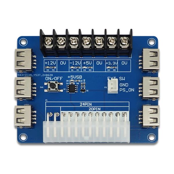 20 Pins 24 Pins Atx Power Adapter Board Power Pickup Board
