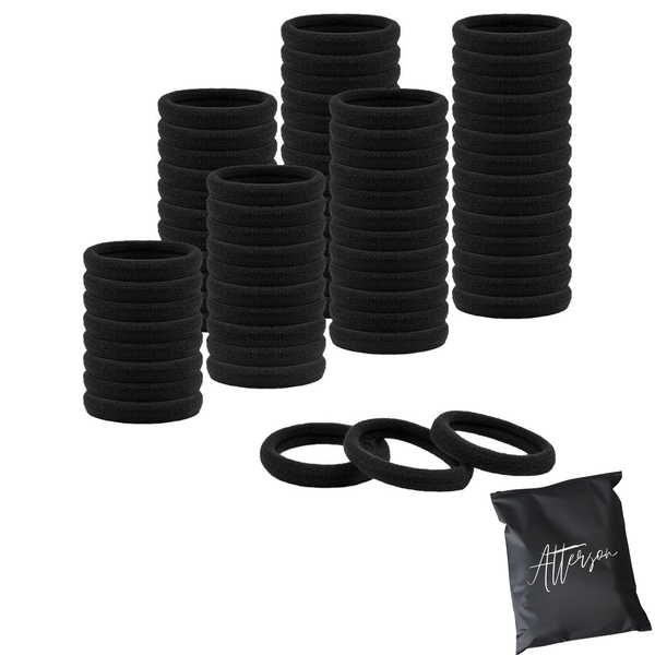 Atterson Ponytail Holders Elastic Hair Ties Girls School Hair Bands - Bulk