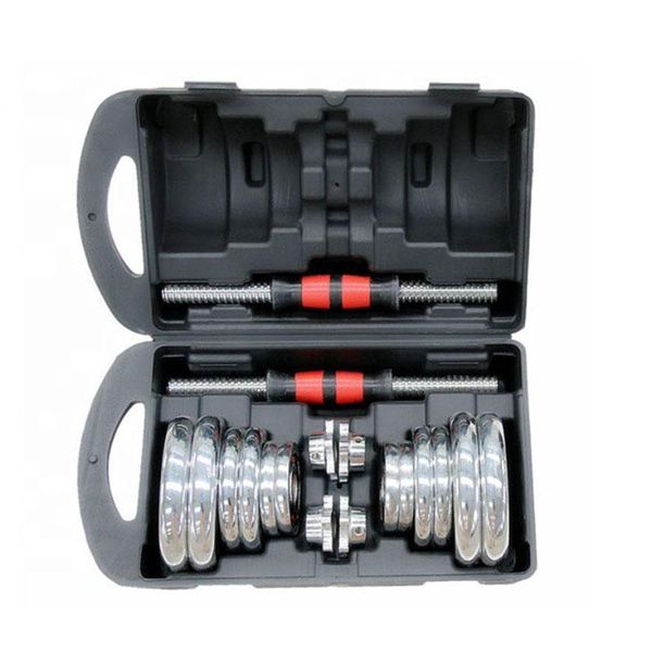 Electroplate Dumbbells Set Weight for Fitness 15kg