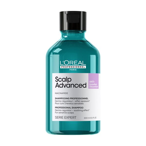 L'Oréal Professionnel Scalp Adavcned Anti-Discomfort Dermo Shampoo for Sensitive Scalps - 300ml