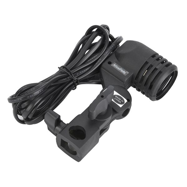 NiceFoto E27 Bulb Holder Lighting Head compatible with Photo Studio