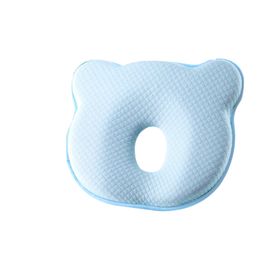 3D Memory Foam Baby Head Shaping Pillow for Newborn Infant - Blue ...