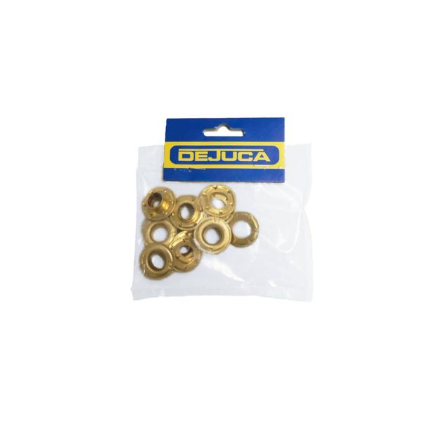 Dejuca - Eyelets - Brass - Model TG7 - ID - 12mm - 4 Pack
