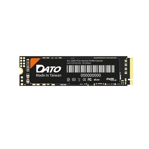 DATO DP700 256GB NVMe M.2 2280 PCIe Gen3x4 Internal SSD