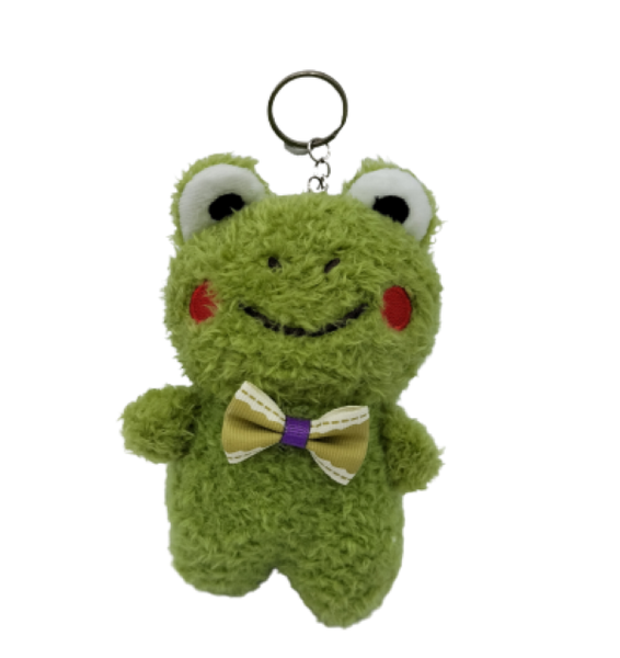 Fabulae Soft Green Frog Key Ring/Chain - Naveen