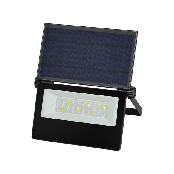 ACDC - 25W Solar LED Flood Light 2500lm With PIR Sensor And Dual 2600mAh Battery