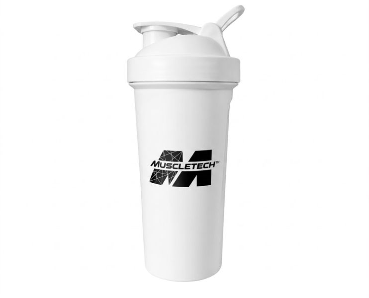 MuscleTech Shaker Bottle 600ml - White