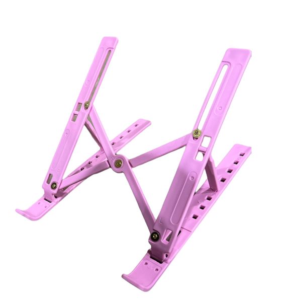Adjustable Foldable Laptop Stand - Pink