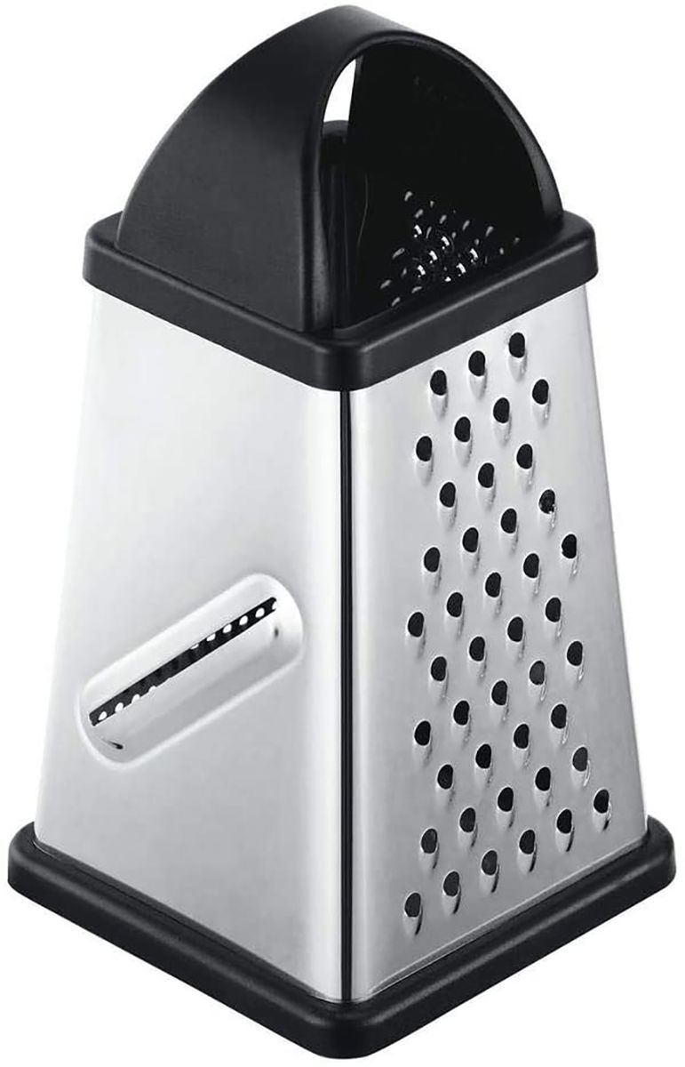 4 Sided Cheese Fruit & Veg Grater, Zester & Slicer with Container Buy