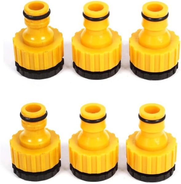 6 Piece Hose to Sink Faucet Adapter Irrigation Hose Connector Washing