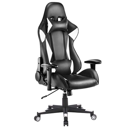 Gaming Chair Racing Style High Back Swivel with Headrest and Lumbar Pillow, Shop Today. Get it Tomorrow!