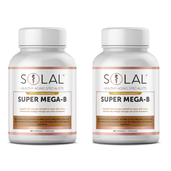 Solal Super Mega B Vit-B Complex - 60s x 2 Bulk Pack