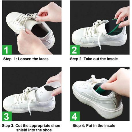 Shoe Creases Protector Shoe Guard Protector to Prevent Sneaker Creases Shop Today. Get it Tomorrow takealot