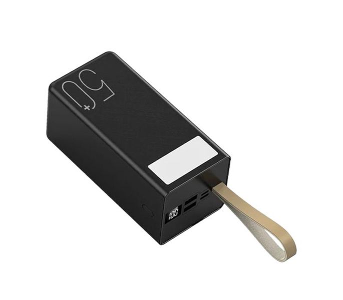 Black 50000 mAh Fast Charging Power Bank