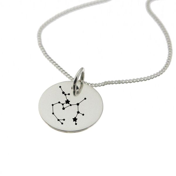 Sagittarius Constellation Sterling Silver Necklace