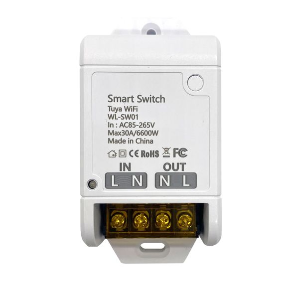 Tuya WiFi Smart Light LED Dimmer Switch Module Smart Life 30A