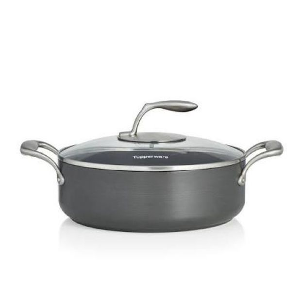 Tupperware - Chef Series Sauteuse Pot with Lid - Silver - 4.1L