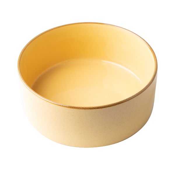OMADA Flat Stackable Mustard Salad Bowl
