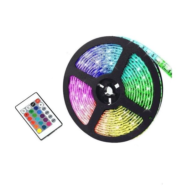 5M 300 LED USB RGB Strip Light with Remote Control