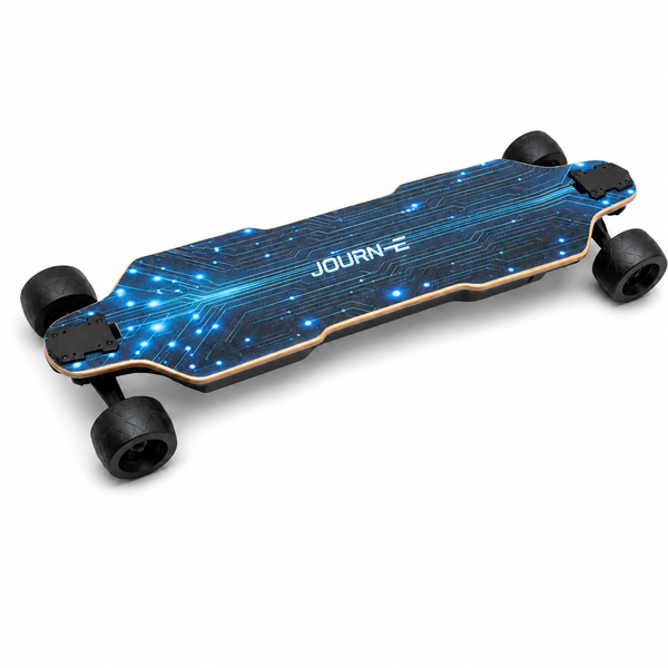 Journ-E Spartan Electric Skateboard - Long-Range Dual Hub Motor Longboard
