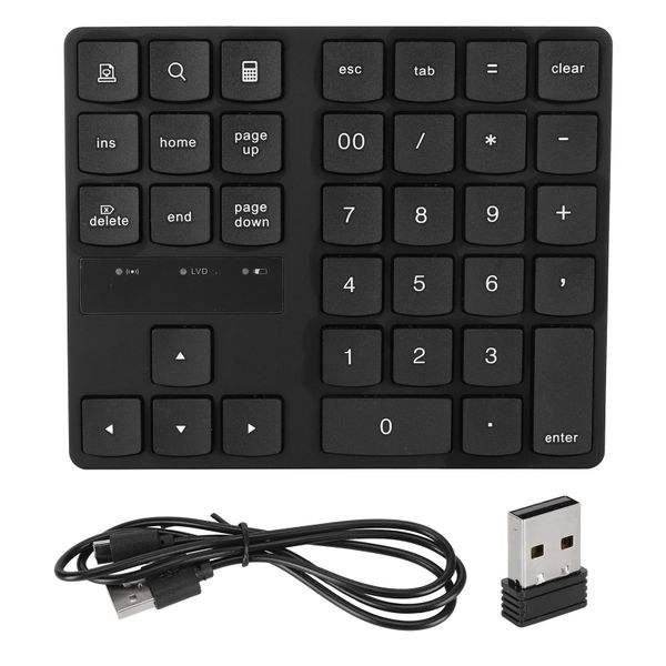 35 Key Wireless Pad 32.8ft Range, Low Noise