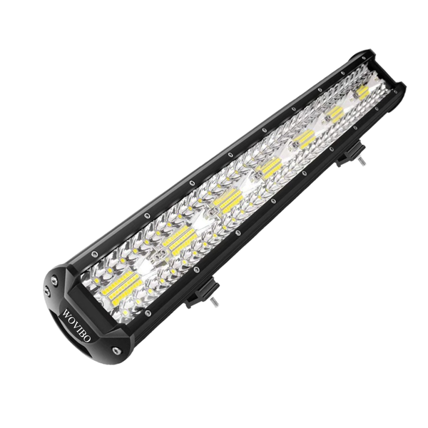 2400LM Triple Row Spot Flood LED Light Bar