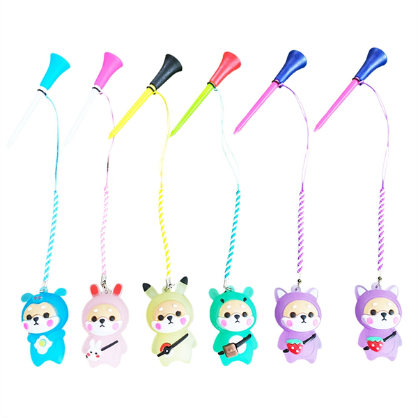 Premium Rubber Golf Tees for Mats - Durable Performance Rubber Tees