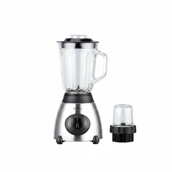 Sunbeam 1.5 Litre Glass Blender with Stainless Steel Base