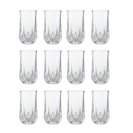 Retro Crystal Drinking Glasses - Set of 12 | Buy Online in South Africa | takealot.com