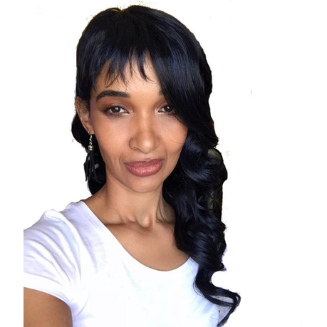 Mane Concept RCP 145 Premium Synthetic Rihanna Wig 1B Black