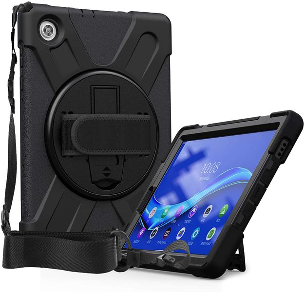 TUFF-LUV Armour Jack Rugged Case for Lenovo M10 Plus / X606F Black