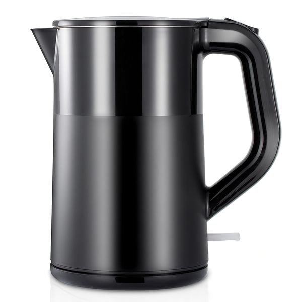 Electric Kettle 1.7L 2200W with Dry Boil Protection and Swivel Base