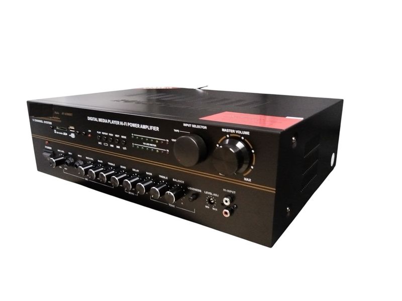 Digital Media Player HI-FI Power Amplifier av-655 BT BLACK