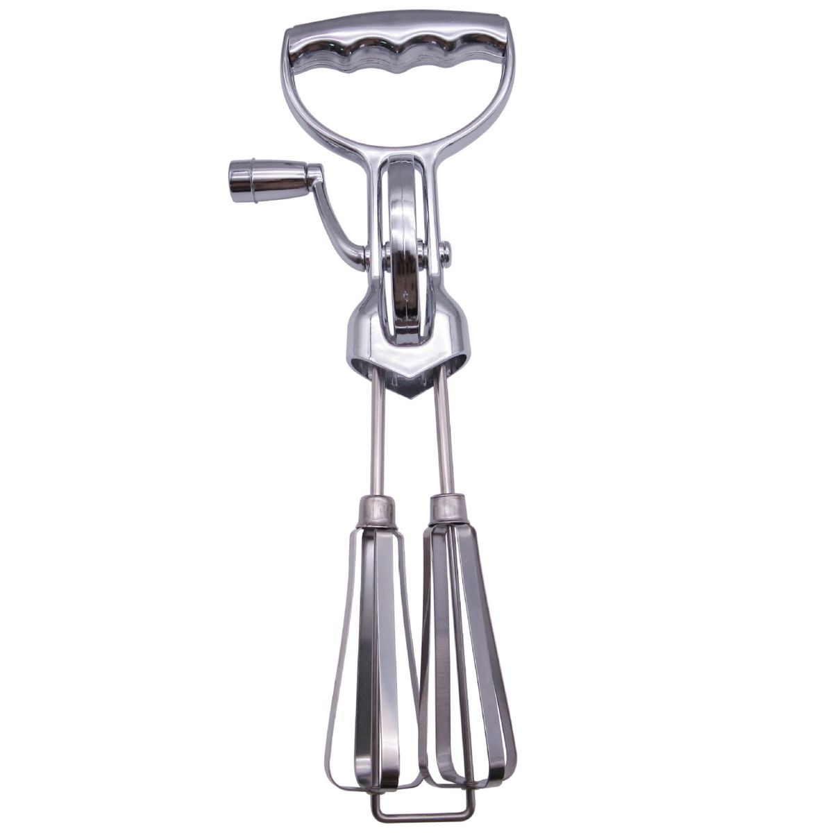 Hand Crank Egg Beater Double Head Manual Egg Mixer Handheld Egg Blender