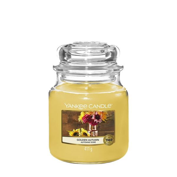 Yankee Candle Golden Autumn Medium Jar
