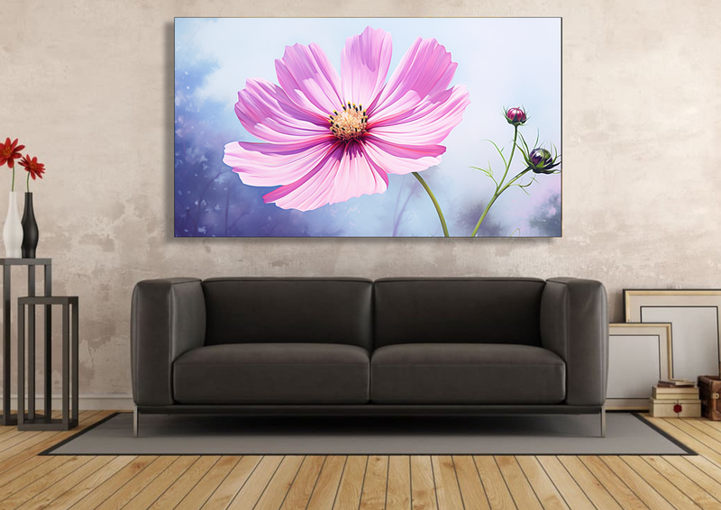 Canvas Wall Art - Cosmos Flower Creative Art - IM0963