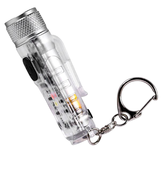 Aerbes AB-SD31 Mini Transparent Magnetic Flashlight Keychain